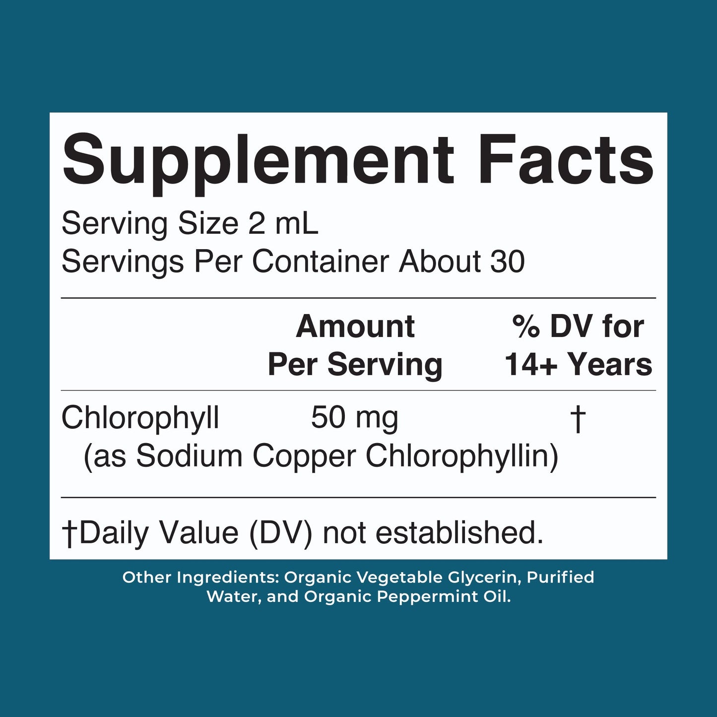 Vegan Liquid Chlorophyll Drops