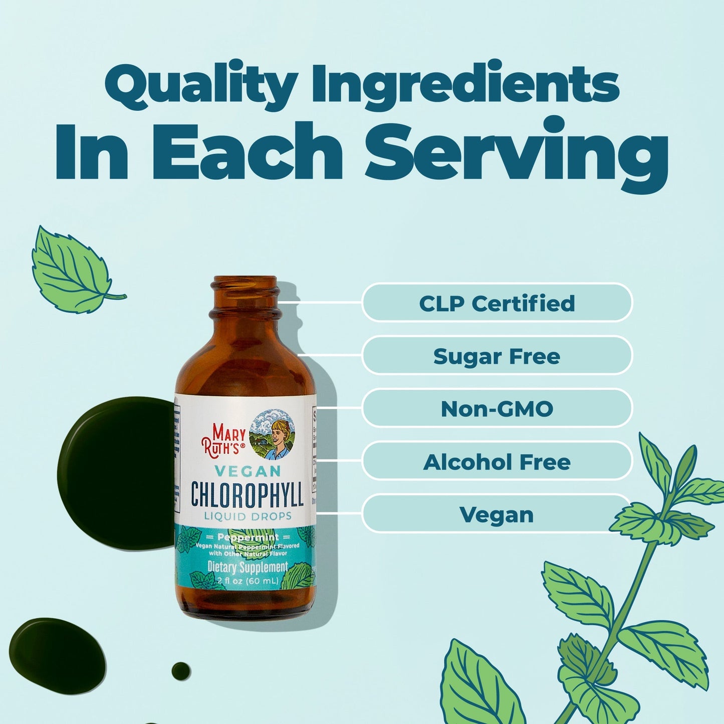 Vegan Liquid Chlorophyll Drops