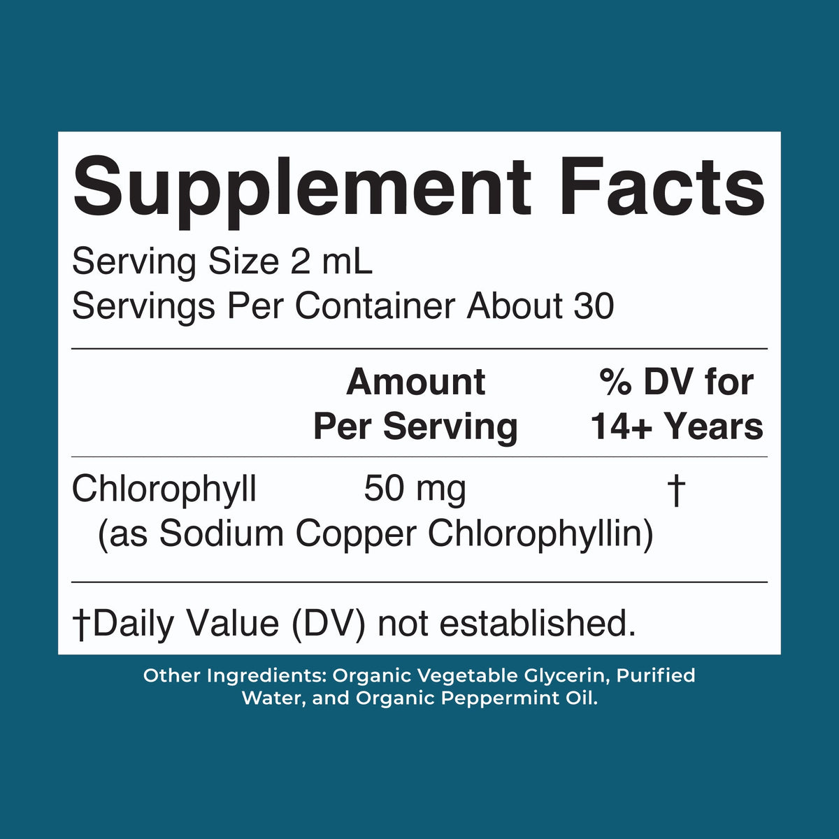 Vegan Liquid Chlorophyll Drops